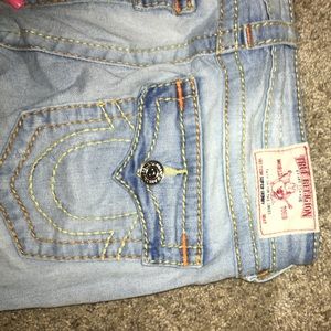 True Religion Destressed Skinny Jeans